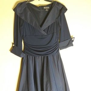 Jessica Howard Navy Elegant Dress